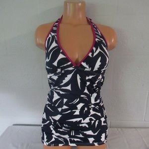 Tommy Bahama V-Front Tankini Swim Top S